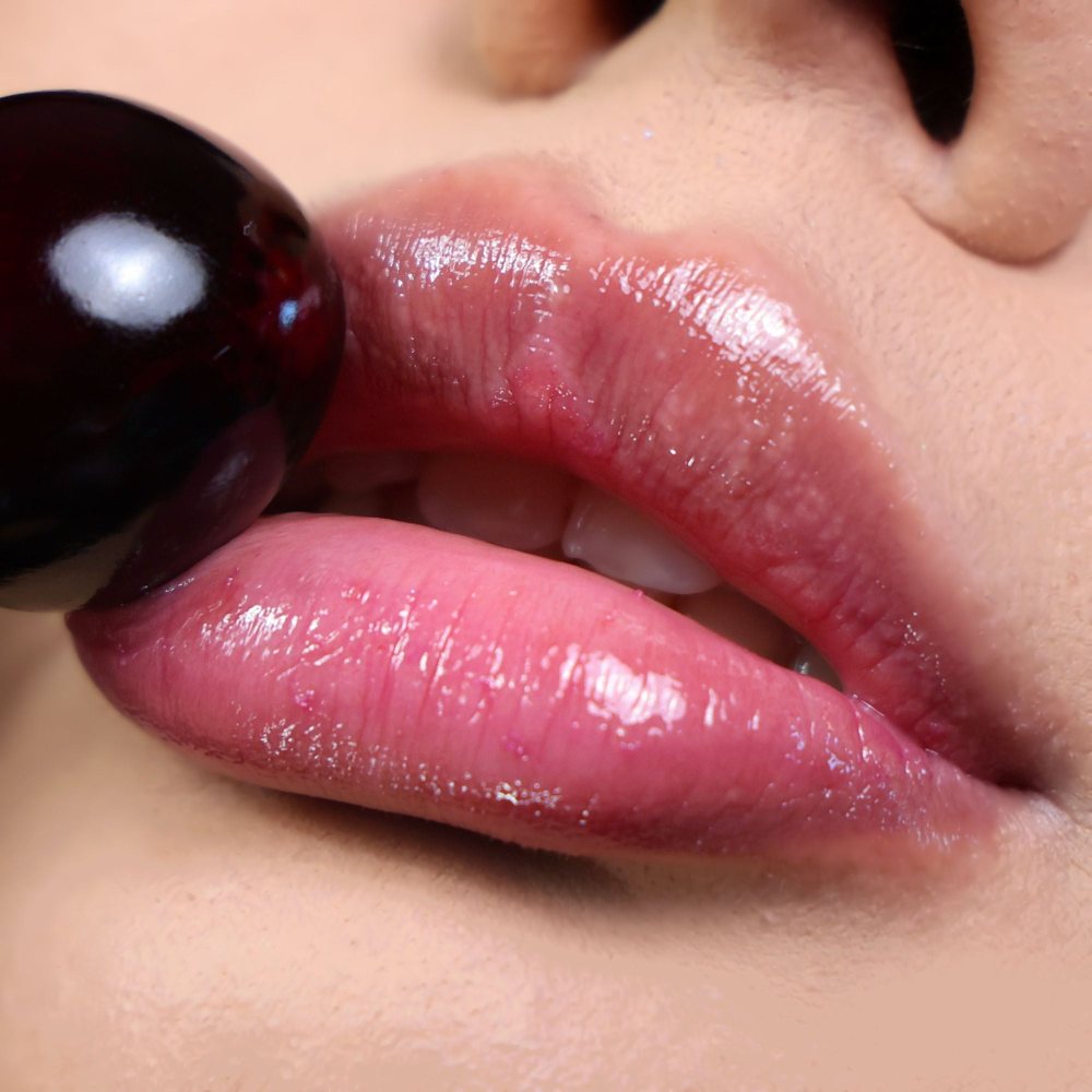 Glamlite Scream - Ghost Face™ Black Cherry Lip Care Duo Lipscrub - Multicolours